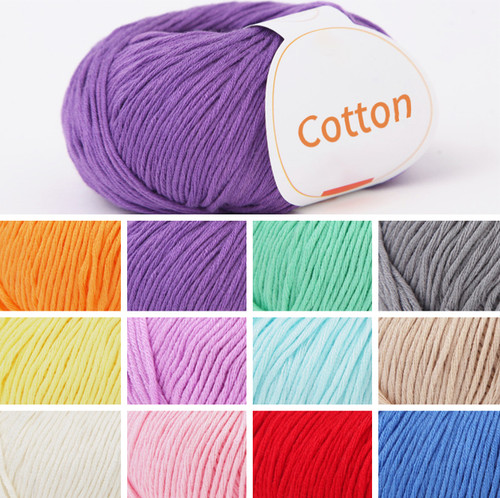 100 cotton yarn - 50g, ball