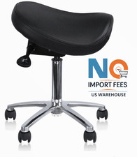 2xhome Rolling Saddle Stool