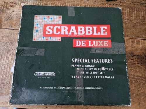 Scrabble luxe board game - scrabble,