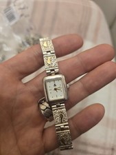 Brooks and Bentley Vintage Sterling Silver Quartz Watch 925 Working 34 Grams