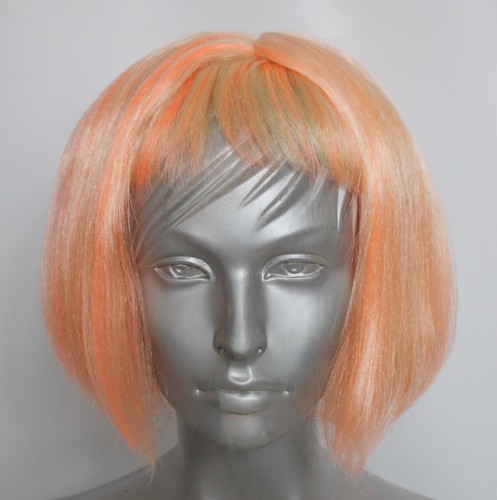Short blonde orange bob - &, wig