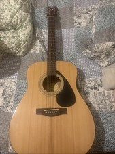 Yamaha F310 Acoustic Guitar with Gig Bag 6-String, Brown, comes with  Capo& pick
