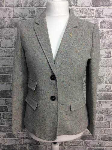 Joules pure wool tweed - joules, grey