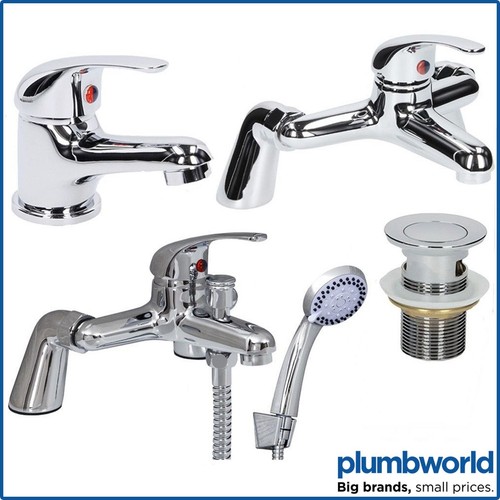 Bathroom taps set modern - bathroom,