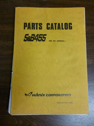 Hanix b45s parts - ,