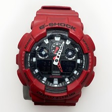G-SHOCK GA-100B-4AJF Red Digital Watch 200m Shock Resistant Casio