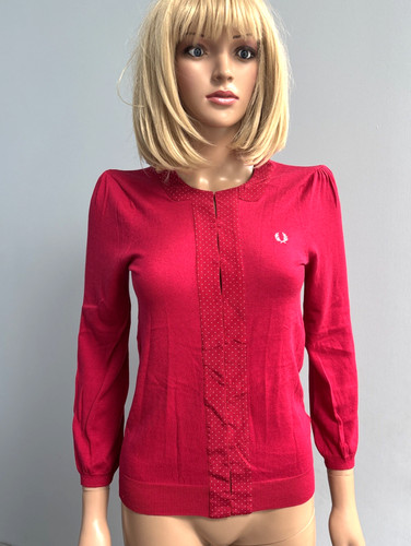 Fred perry crimson red silk - fred,