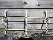 Two pairs wrought iron - of,