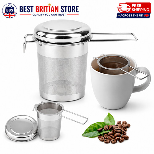 Stainless steel mesh tea - steel,