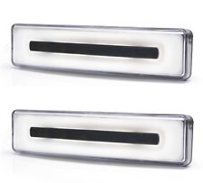 # 2x Front 12/24V White LED Lights Roof Cabin Sun Visor for SCANIA White Neon