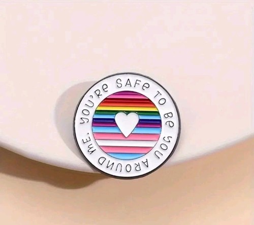 Pride pin badge lgbtqia gay - ,