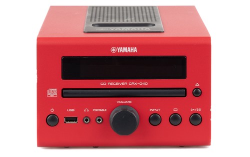 Yamaha crx 040 receiver - cd, red