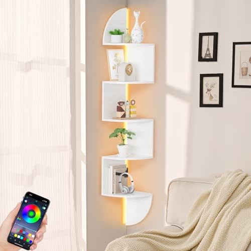 Corner shelf bookshelf with - corner,