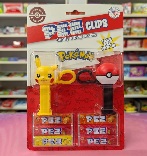 Pokémon pez clips gift set - pokémon,