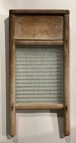 Antique vintage washboard - /,