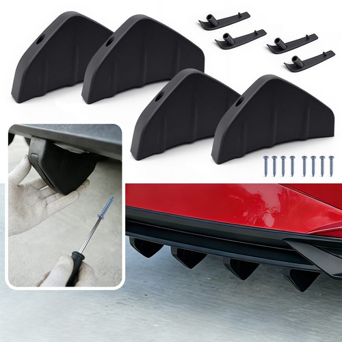 4pcs shark fins rear - 4pcs,