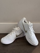 Nike Zoom Vapor 11 GC White Gold Tennis Shoes Womens Size 9.5