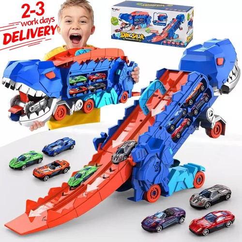 Truck car dinosaur transport - truck,