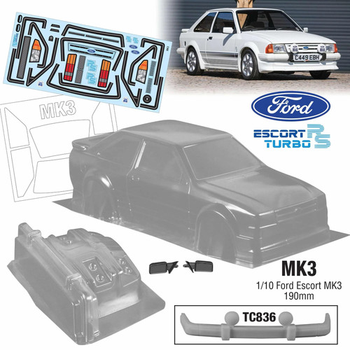 Ford mk3 escort road - road, x