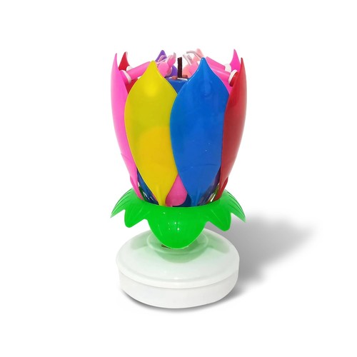 Musical birthday candles lotus - birthday,