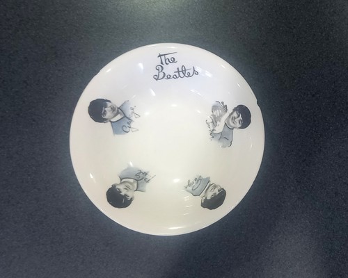 Beatles china cereal bowl - beatles,