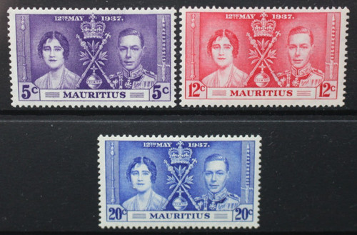 Mauritius 1937 kgvi - 1937, king