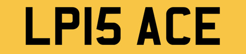 Number plate private - lp,