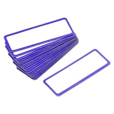 Magnetic Labels Dry Erase Writable Tag 3.2" x 1.2" for Crafts Blue 20pcs