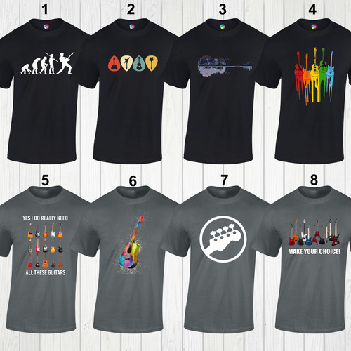 Guitar shirts cool funny - t,