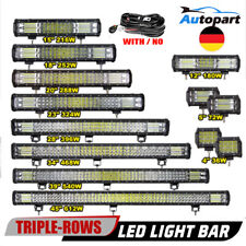 Offroad LED Work Light Bar 4/12/18/20/23/28/34/39/45 Inch Car 4x4 Driving 12V