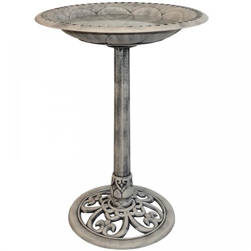 Stone effect plastic pedestal - stone,