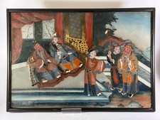 Antique Chinese Verre Eglomise