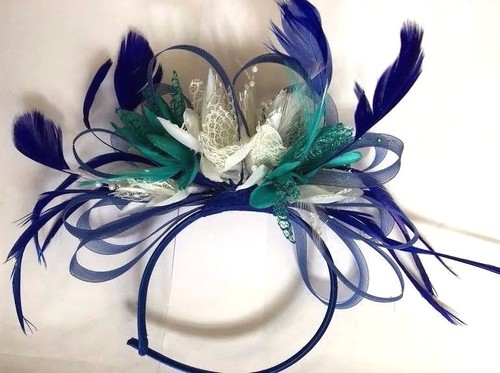 Bespoke royal blue cream teal - royal,