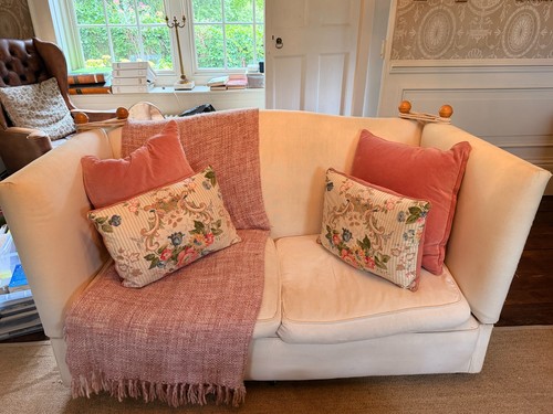 Vintage knole sofa - knole, cream