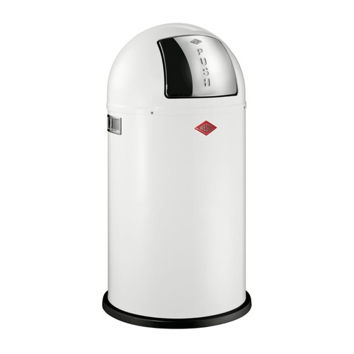 Pushboy dustbin white - pushboy,