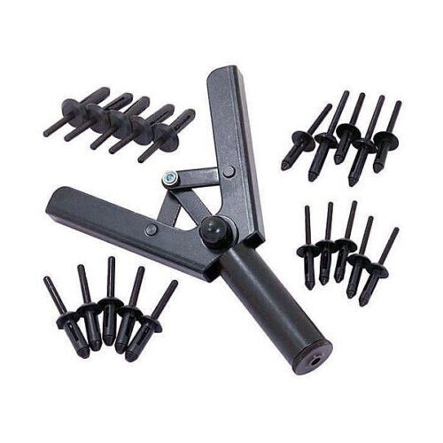 Plastic rivet gun garage - plastic,