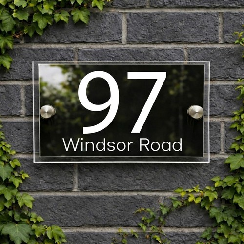 House number plaques - house,