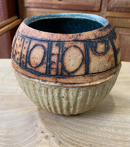 Bernard rooke brutalist vase - brutalist,