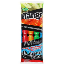 Tango Eezy Freezzy Multi-Flavoured Ice Pops Frozen Lollies 8 Ice Poles x 75ml