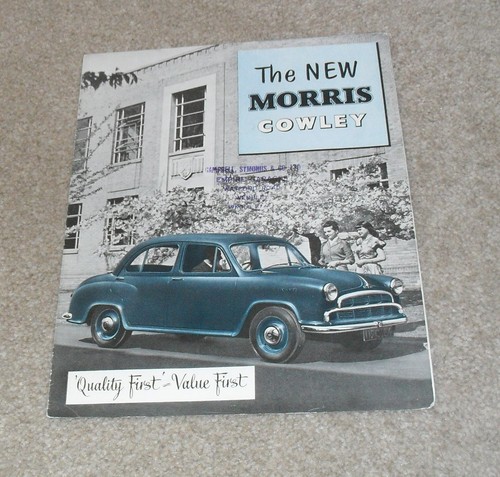 Morris cowley brochure - cowley,
