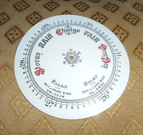 Barometer aneroid dial - barometer,