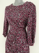 Zara Pink Floral Gathered