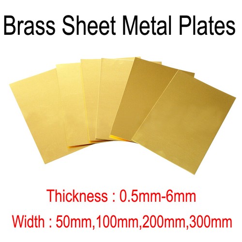 Thin brass sheet metal - thin, plates