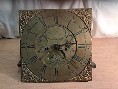 Antique brass dial day - antique,