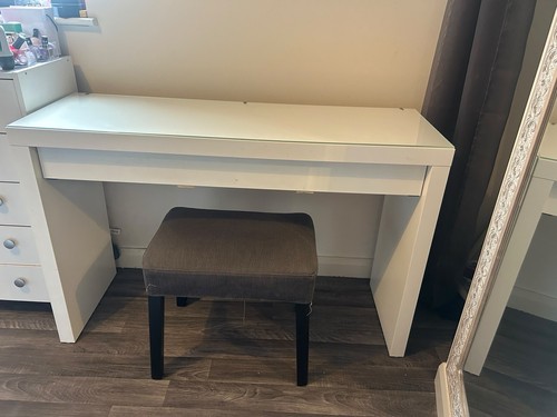 Ikea dressing table - with, stool