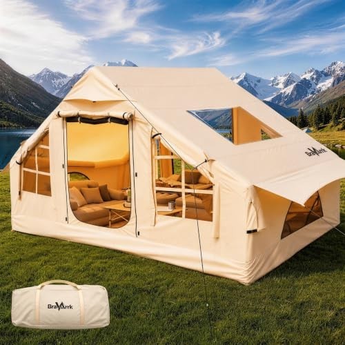 Person inflatable camping tent - camping,