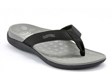 Scholl Orthaheel Orthotic Wave II Supportive Thong Black - All Men & Women Sizes