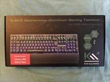 KM-Gaming K-GK2 Mechanical Aluminum Gaming Keyboard with Cherry MX RGB Switches