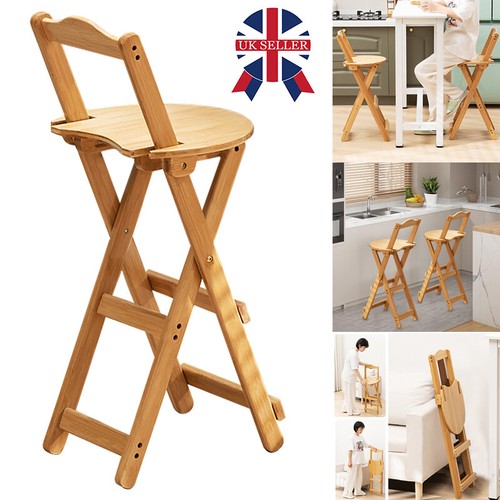 Wooden folding bar - folding, stool