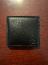 Lloyd Baker Bifold Genuine Leather Wallet Black NWT